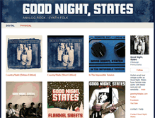 Tablet Screenshot of goodnightstates.com